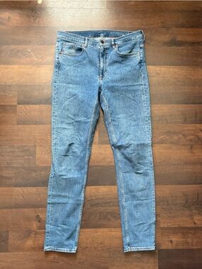 COS Skinny Jeans in Medium Blue Denim